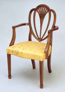 Heart Back Arm Chair