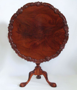 Tilt-top Piecrust Tea Table