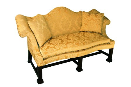 Chippendale Camelback Sofa